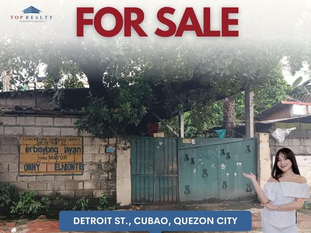 For Sale: 300 sqm Lot in Detroit St. at Cubao, Quezon City