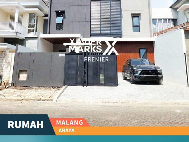 Rumah Proses Bangun Semi Furnished Di Araya Golf, Malang