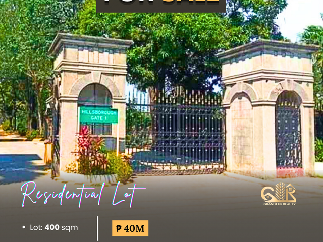FOR SALE: Residential Vacant Lot located at Hillsborough Village Alabang, Brgy. Cupang, Muntinlupa City