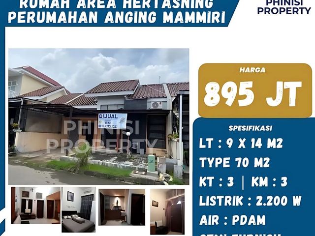 Dijual Rumah Murah Semi Furnish Di Perumahan Angin Mamiri