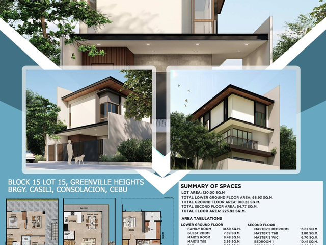 Modern 3-Storey House for Sale in Greenville Heights, Casili, Consolacion, Cebu