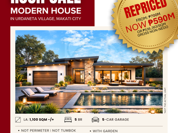 RUSH SALE Modern House in Urdaneta Village, Makati City
