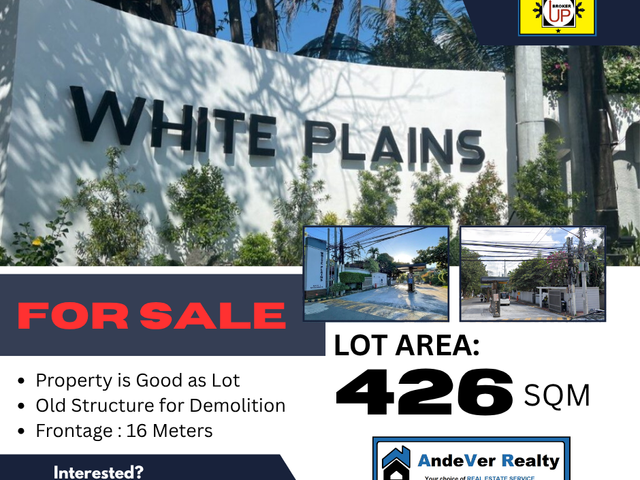 Lot FOR SALE at WHITE PLAINS, Quezon City