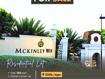 For Sale: Residential Lot in Mckinley West Taguig