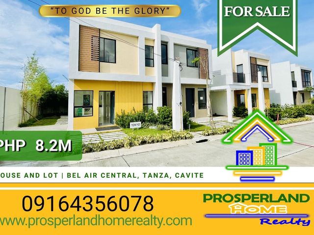 HOUSE AND LOT FOR SALE AT BEL AIR CENTRAL, TANZA, CAVITE