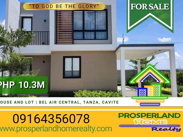 HOUSE AND LOT FOR SALE AT BEL AIR CENTRAL, TANZA, CAVITE
