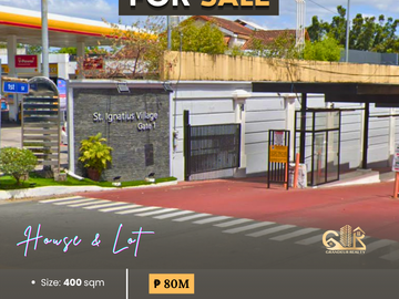For Sale: House & Lot located at Riverdale St. St. Ignatius Quezon City