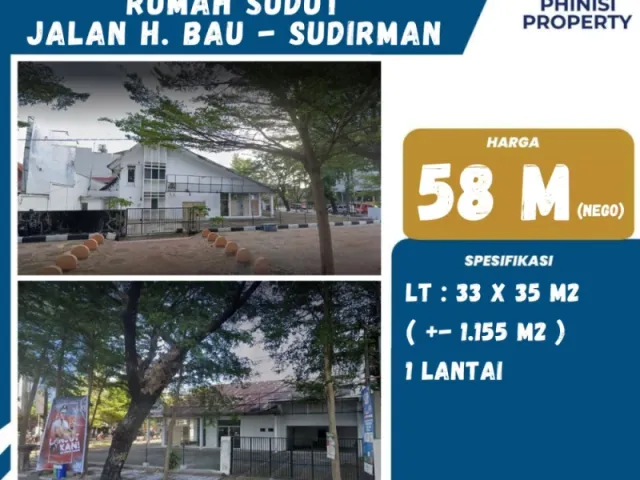 DIJUAL RUMAH DI SUDUT HAJI BAU - SUDIRMAN