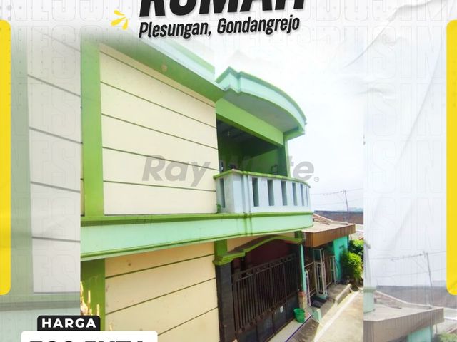 Rumah 2 Lantai 4 Kamar Super Murah di Plesungan, Gondangrejo