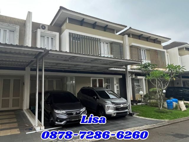 Disewakan Rumah Cluster San Lorenzo Gading Serpong – Semi Furnish, 3+1 KT, 5 AC, Siap Huni!