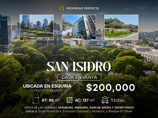 Casa en venta en San Isidro
