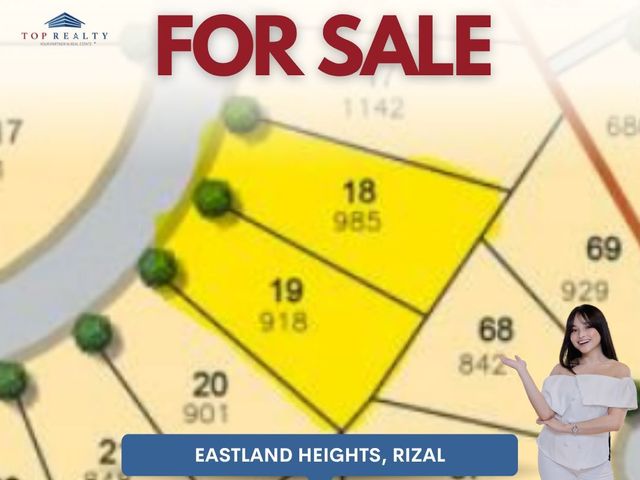 For Sale: 985 sqm Residential Lot in Eastland Heights, Laguna