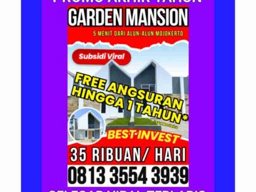 perumahan mojokerto terlaris viral garden mansion subsidi