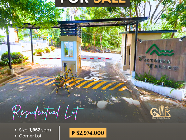 FOR SALE Residential Lot located at Victoria Valley, Valley Golf, Antipolo, Rizal