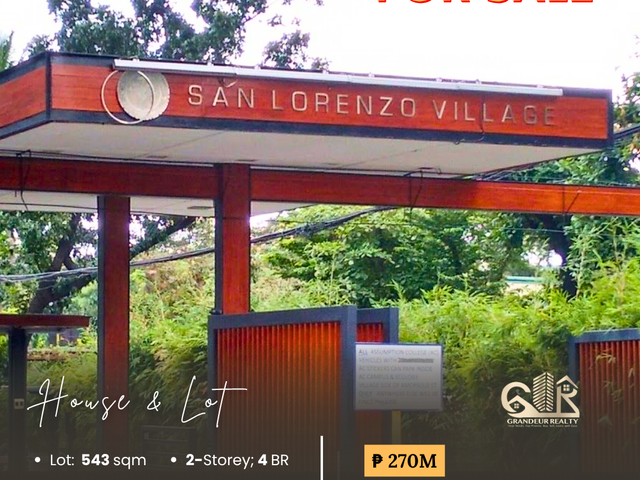 For Sale: House & lot in San Lorenzo Village, Makati City