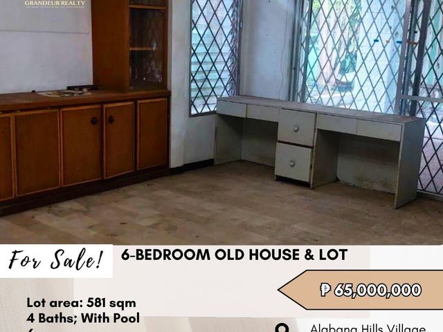 FOR SALE Old House located at  Alabang Hills Village
