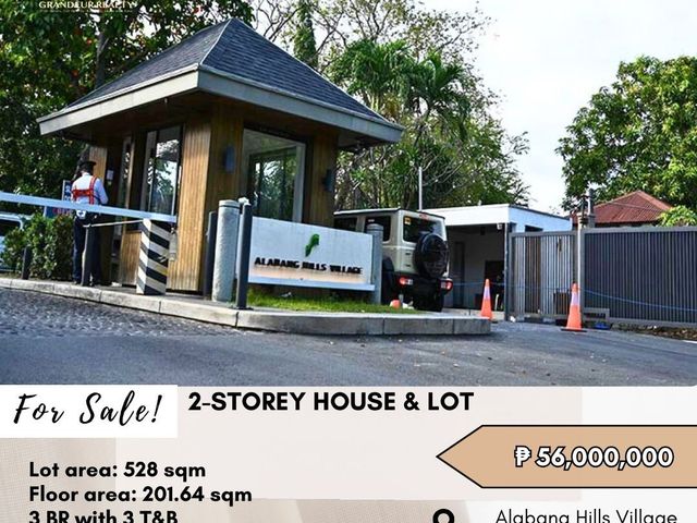 For Sale: 2-Storey House & Lot located at Alabang Hills Village