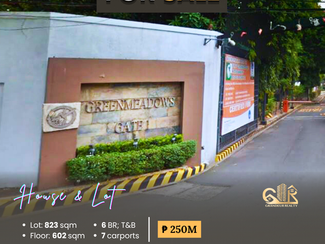 For Sale: House & Lot located at Swallow Drive Greenmeadows QC