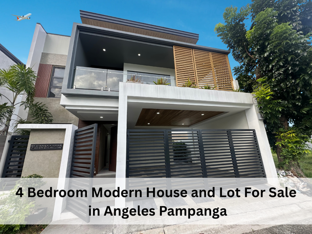 4 Bedroom Modern House and Lot For Sale in Angeles Pampanga
