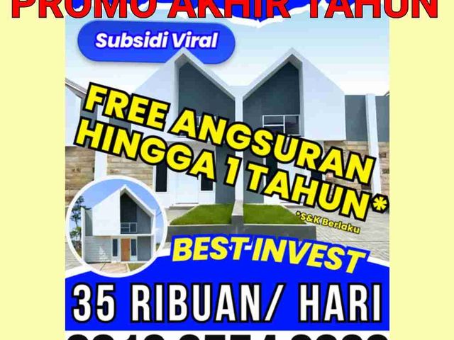 rumah mojokerto subsidi terlaris viral garden mansion
