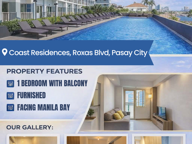 Condo Unit for Sale | Coast Residences, Pasay City