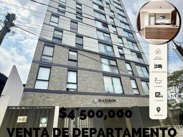 VENTA DE DEPARTAMENTO EN MADISON CERCA DE MIDTOWN GUADALAJARA