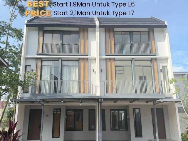 Terbaru! Anza Homes At Malibu Village Rumah 3Lantai 1Man Pusat Gading Serpong