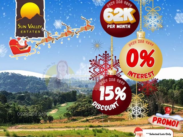 P62K Monthly - Promo LOT for sale in Sun Valley Antipolo City