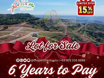 Overlooking lot for sale in Antipolo City | The Perch Antipolo