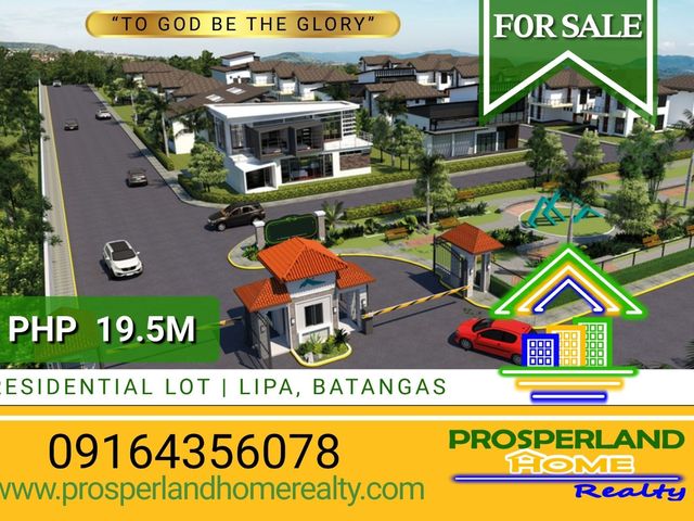 RESIDENTIAL LOT FOR SALE – LIPA, BATANGAS
