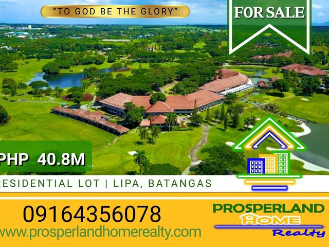RESIDENTIAL LOT FOR SALE – LIPA, BATANGAS