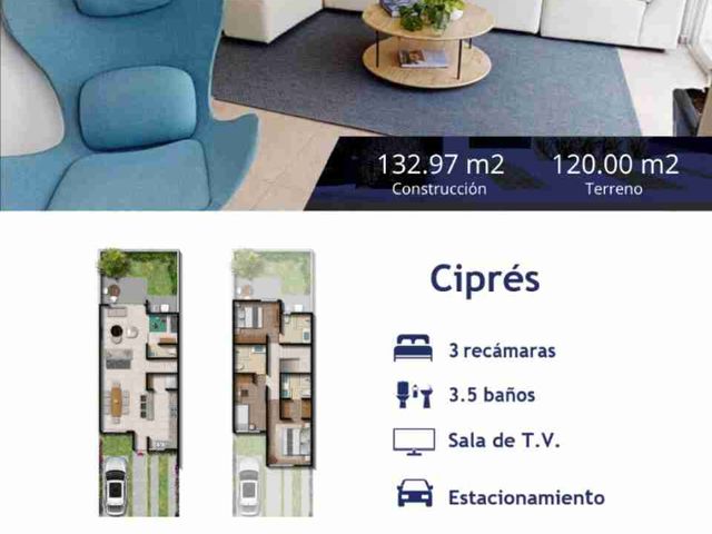 se vende casa en fraccionamiento villas san fernando, modelo ciprés, calimaya, Estado de México
