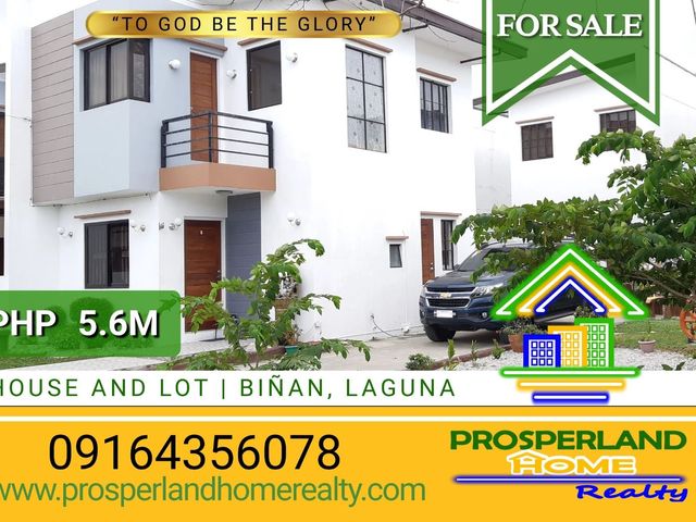 HOUSE AND LOT FOR SALE IN BIÑAN, LAGUNA