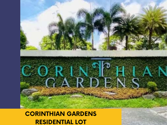 Residential Lot For Sale in Corinthian Gardens at Quezon City