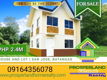 HOUSE AND LOT FOR SALE  IN SAN JOSE, BATANGAS