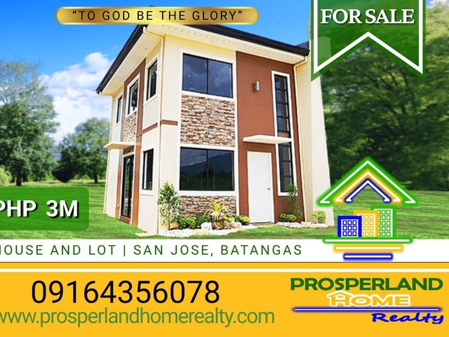 HOUSE AND LOT FOR SALE – SAN JOSE, BATANGAS