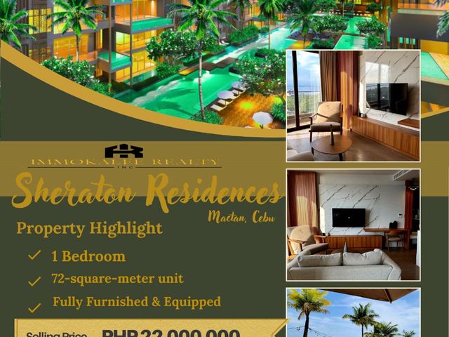 Sheraton Residences Mactan | 1BR For Sale or Rent