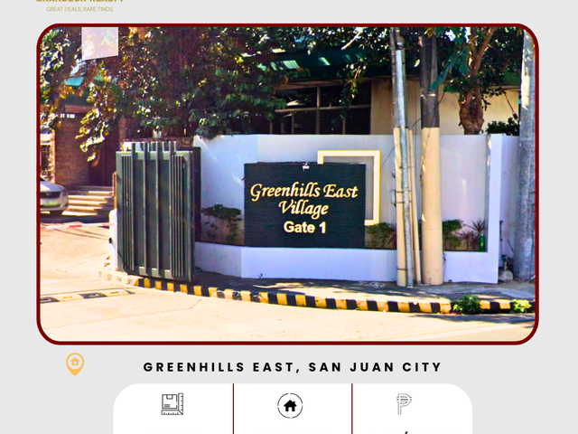 For Lease: House & Lot located at Greenhills East, San Juan City