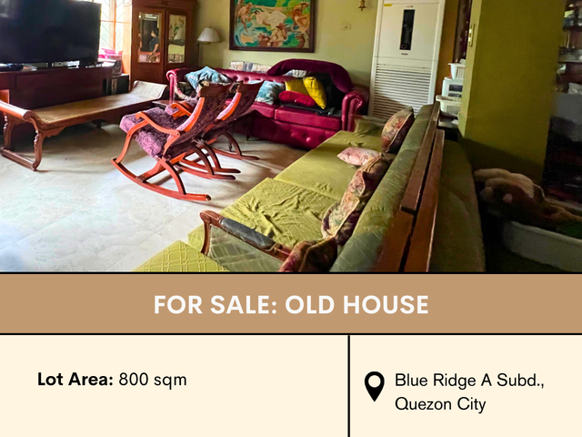 FOR SALE Old House in Blue Ridge A Subd., Quezon City