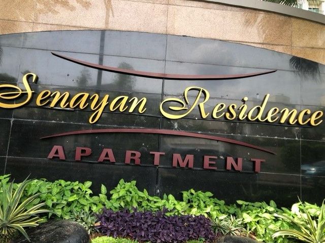 Dijual Apartemen Senayan residence sqm 139 dibawah pasaran