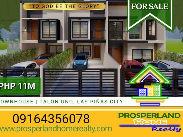 TOWNHOUSE FOR SALE IN  TALON UNO, LAS PIÑAS CITY