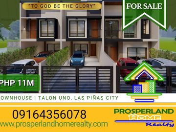 TOWNHOUSE FOR SALE  IN TALON UNO, LAS PIÑAS CITY
