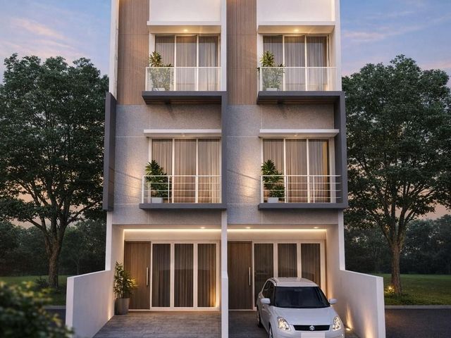 ANA RUMAH BARU UK 3.65X14.8M DI KOMPLEK KAVLING POLRI JELAMBAR