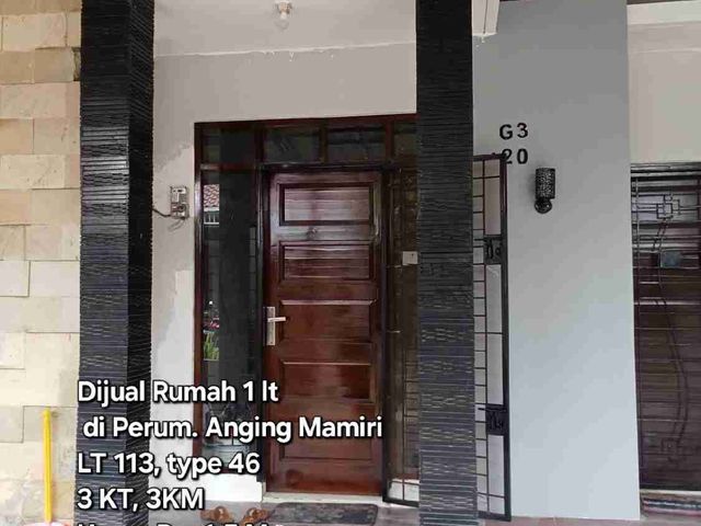 Dijual dan Disewakan Rumah di Komp. Anging Mamiri Hertasning Makassar