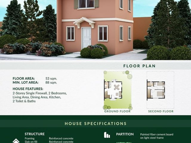 PRE-SELLING 2 Bedroom House & Lot in TANZA, CAVITE