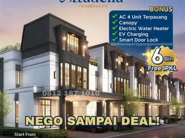 Dijual rumah 3 Lantai Free PPN DTP Lokasi Strategis lokasi di Boulevard Gading Serpong - BSD Nego Sampai Deal