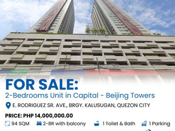2-Bedroom Unit for Sale near St. Lukes Medical Center – Capital Towers