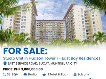Studio Unit for Sale near East Service Road – East Bay Residences