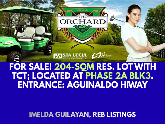204-SQM at Green Meadows Dasmarinas Ph2A Blk3 | Orchard Residential Estates