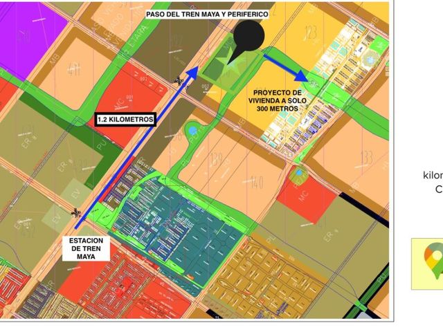 TERRENO 86,000 M2 CERCANO A ESTACION DEL TREN MAYA PLAYA DEL CARMEN